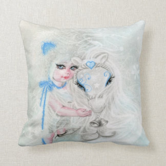 Winter Wonderland   Chibi  Girl Pony Pillow