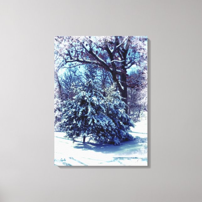 Winter Wonderland Christmas Canvas Print (Front)