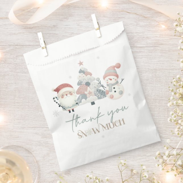 Winter Wonderland Christmas  Favor Bag (Clipped)