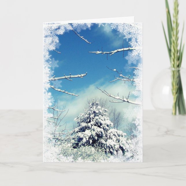 Winter Wonderland Christmas Holiday Card (Front)