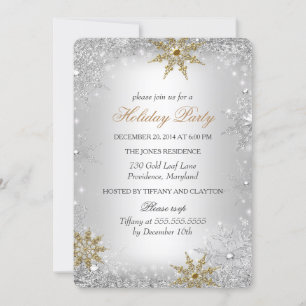 Winter Wonderland Christmas Holiday Party 2 Invitation