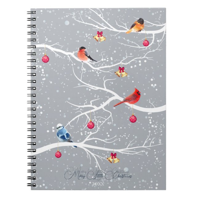 Winter Wonderland Christmas Holidays Notebook (Front)