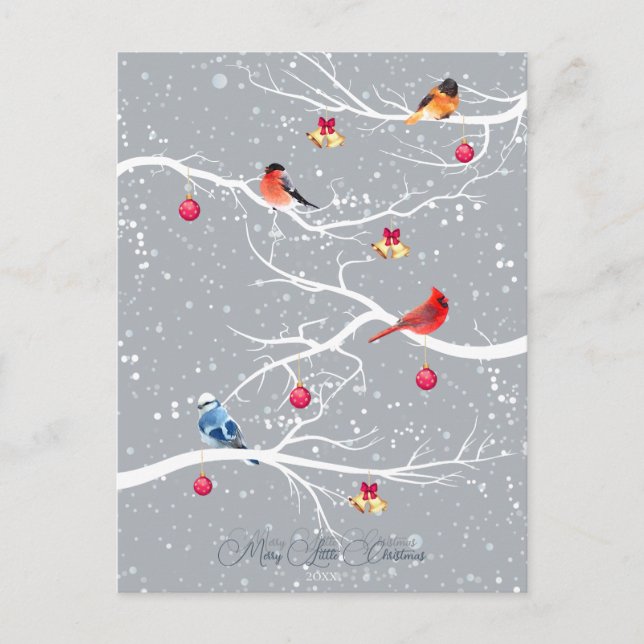 Winter Wonderland Christmas Holidays Postcard (Front)