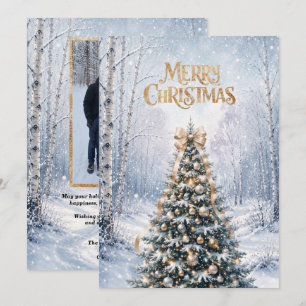 Winter Wonderland Christmas Photo Card 
