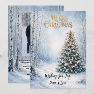 Winter Wonderland Christmas Photo Card 