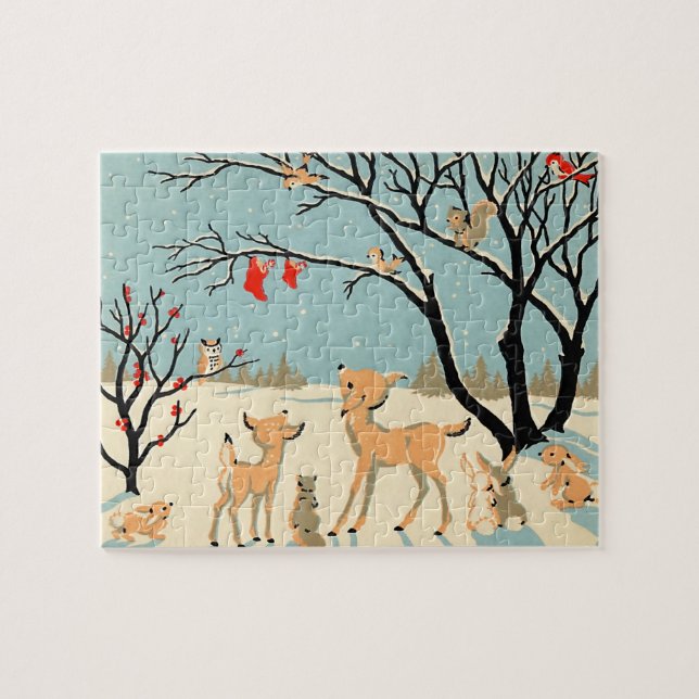 Winter Wonderland Christmas Puzzle (Horizontal)