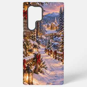 Winter Wonderland Christmas Samsung Galaxy S22 Ultra Case