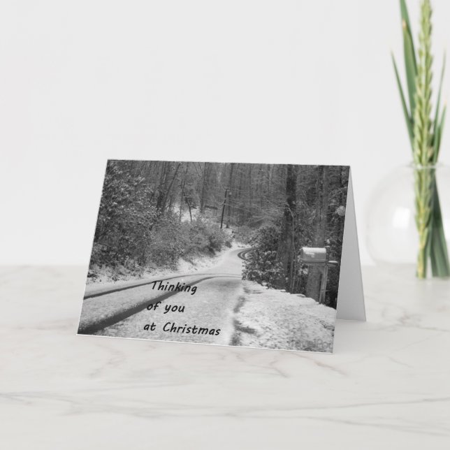 WINTER WONDERLAND CHRISTMAS WISHES HOLIDAY CARD (Front)