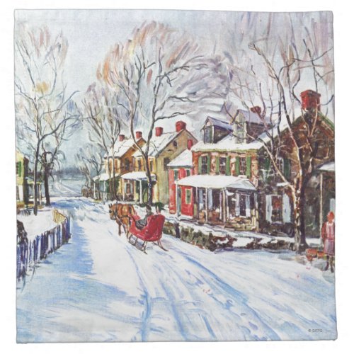 Winter Wonderland Cloth Napkin