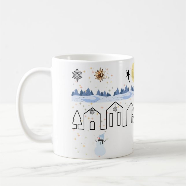 Winter wonderland coffee mug  (Left)