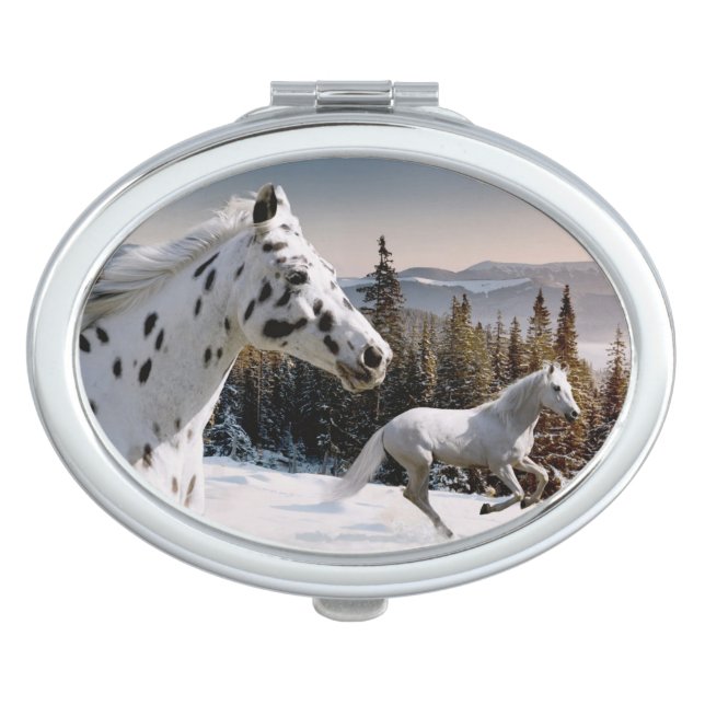 Winter Wonderland Compact Mirror (Front)