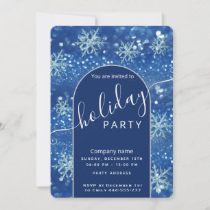 Winter wonderland corporate Holiday party Invitat Invitation