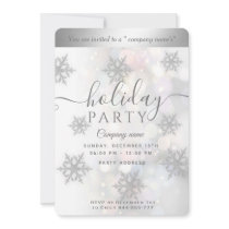 Winter wonderland corporate Holiday party Invitati Invitation