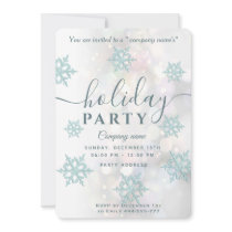 Winter wonderland corporate Holiday party Invitati Invitation