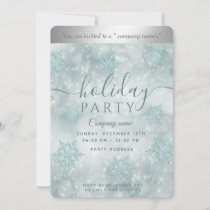 Winter wonderland corporate Holiday party  Invitation