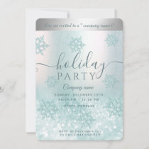 Winter wonderland corporate Holiday party Invitation