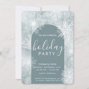 Winter wonderland corporate Holiday party Invitation
