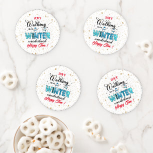 Winter Wonderland Customize Coaster Set