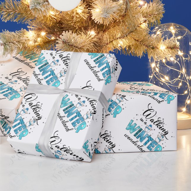 Winter Wonderland Customize Wrapping Paper (Holidays)