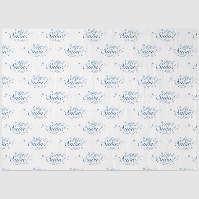 Winter Wonderland Design Series 10 Tissue Paper (Front)