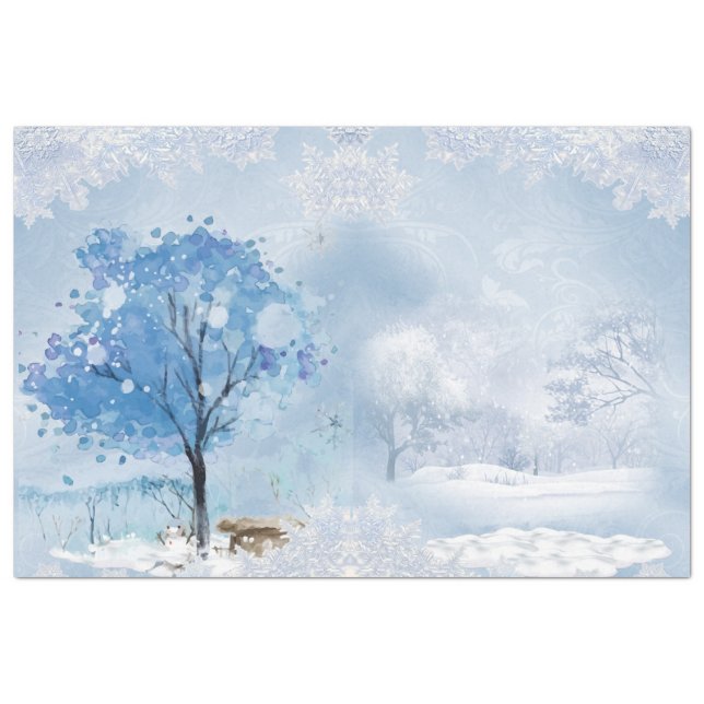 Winter Wonderland Design Series 6  Tissue Paper (Front)