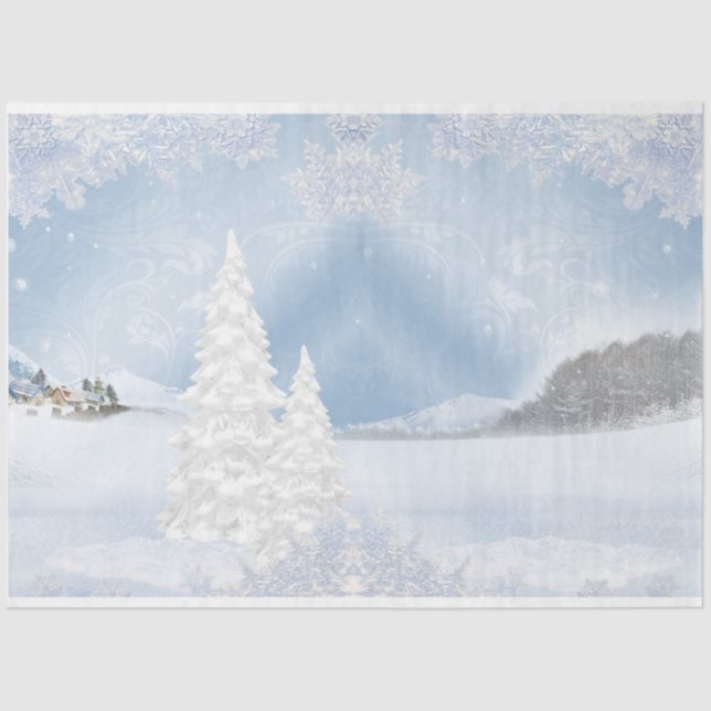 Winter Wonderland Design Series 7 Tissue Paper (Front)