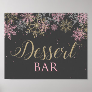 Winter Wonderland Dessert Bar Sign