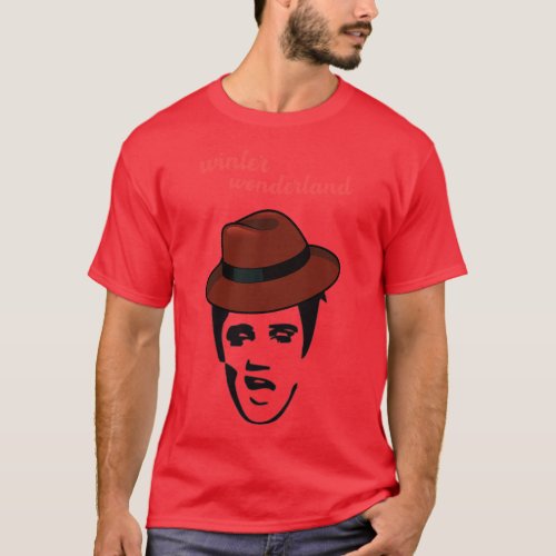 winter wonderland Elvis T_Shirt