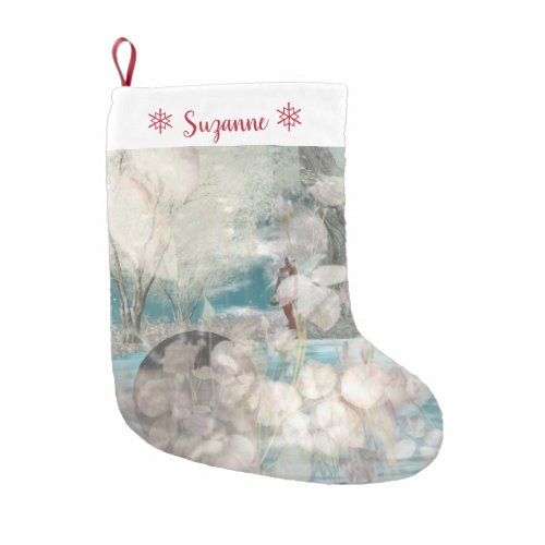 Winter Wonderland Fairy Stocking _ Customizable