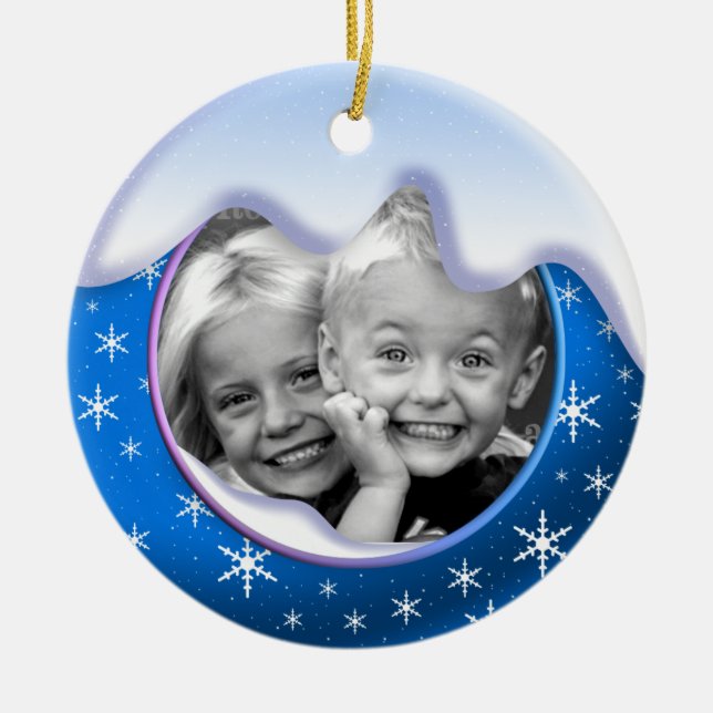 Winter Wonderland Family Ornament (Front)