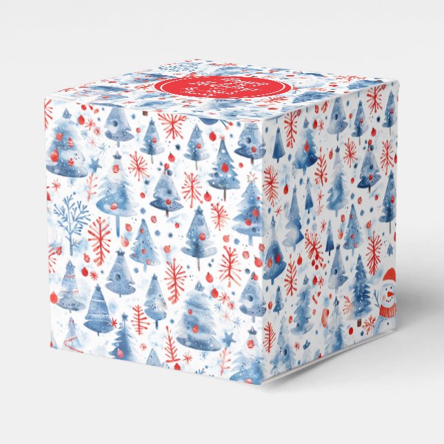 Winter Wonderland Favor Boxes (Front Side)