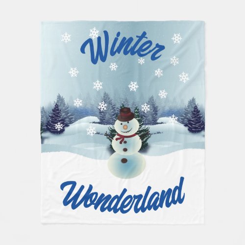  Winter Wonderland Fleece Blanket