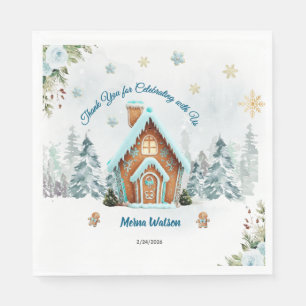 Winter wonderland Gingerbread Napkins