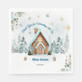 Winter wonderland Gingerbread Napkins