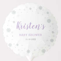 Winter Wonderland | Girl Baby Shower Balloons