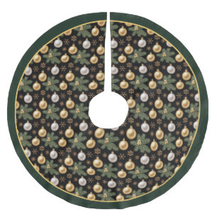 Winter Wonderland Gold Decorative Tree Skirt