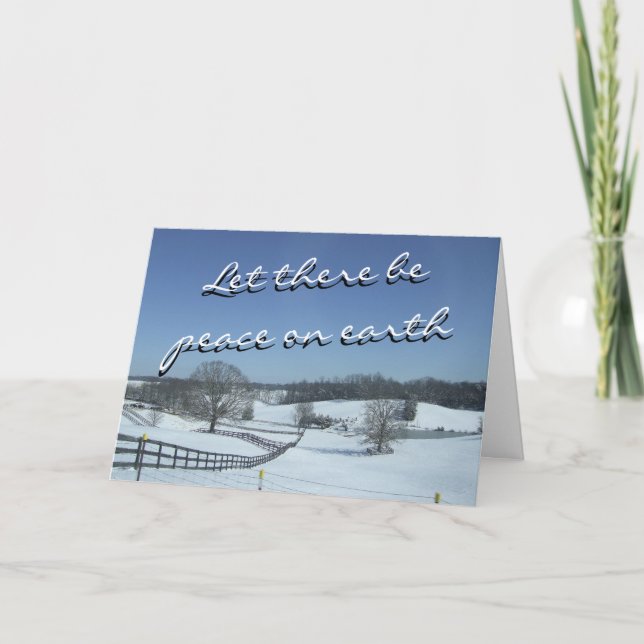 Winter Wonderland Greeting Card (Front)