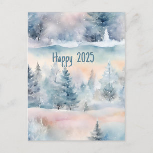 winter wonderland - Happy 2025 Holiday Postcard