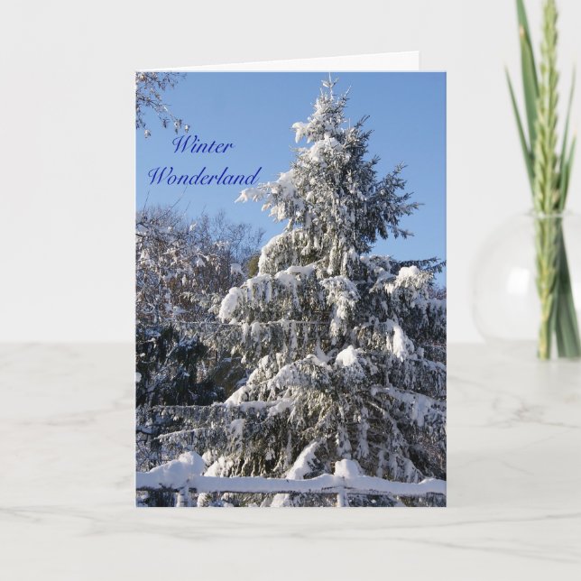 Winter Wonderland Holiday Card (Front)