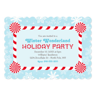 Winter Wonderland Holiday Party Invitation