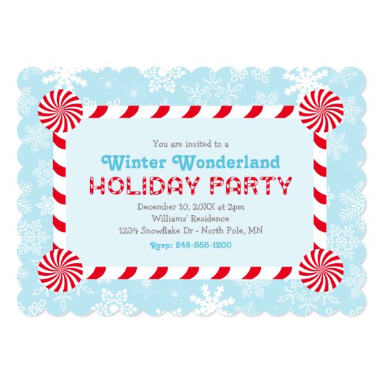 Winter Wonderland Party Invitations 10