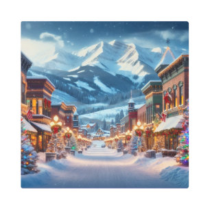 Winter Wonderland in Crested Butte, Colorado Metal Print