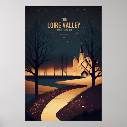 Winter Wonderland in Loire Valley Poster