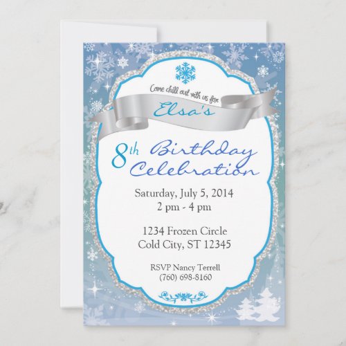 Winter Wonderland Invitation