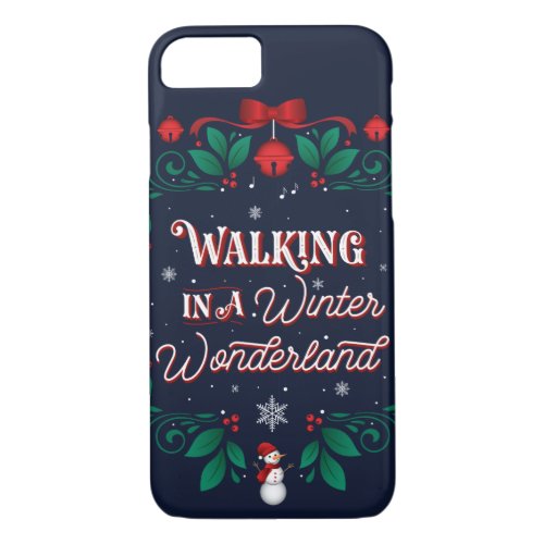 Winter Wonderland iPhone Case  Blue