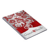 Winter Wonderland Joined Hearts Wedding Guest Book (Right Side)