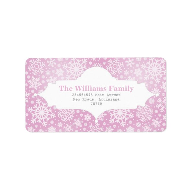 Winter Wonderland Label (Front)