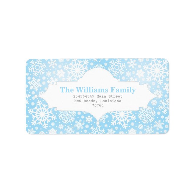 Winter Wonderland Label (Front)