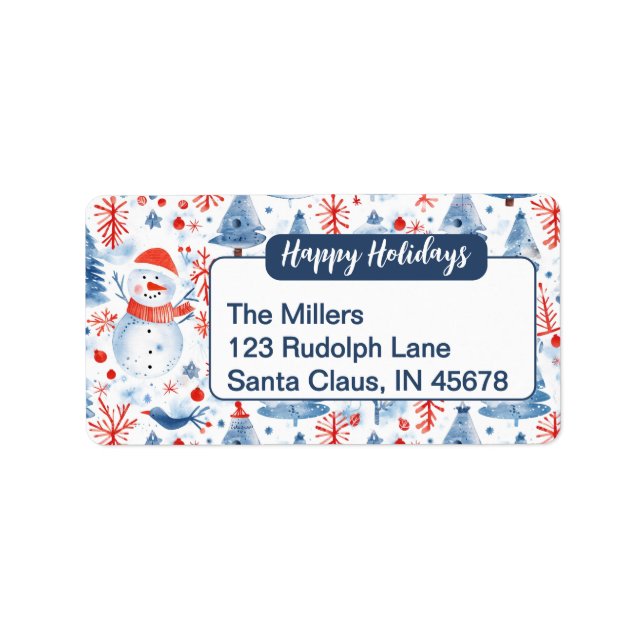 Winter Wonderland Label (Front)