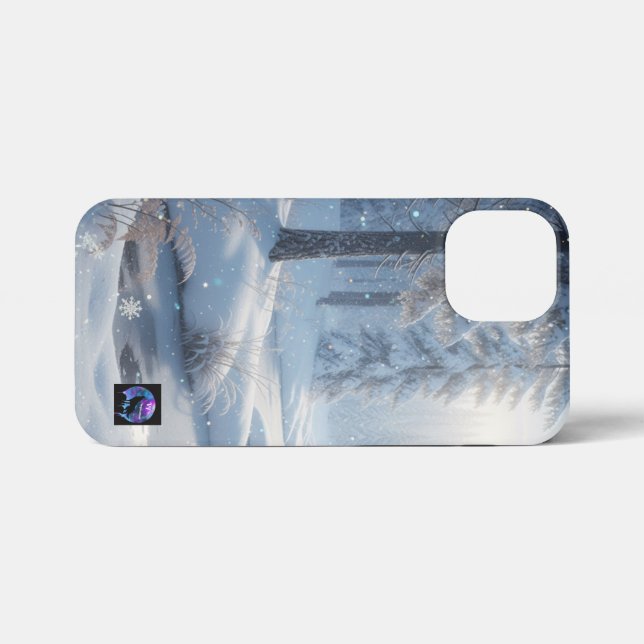 Winter Wonderland Lake iPhone Case (Back Horizontal)